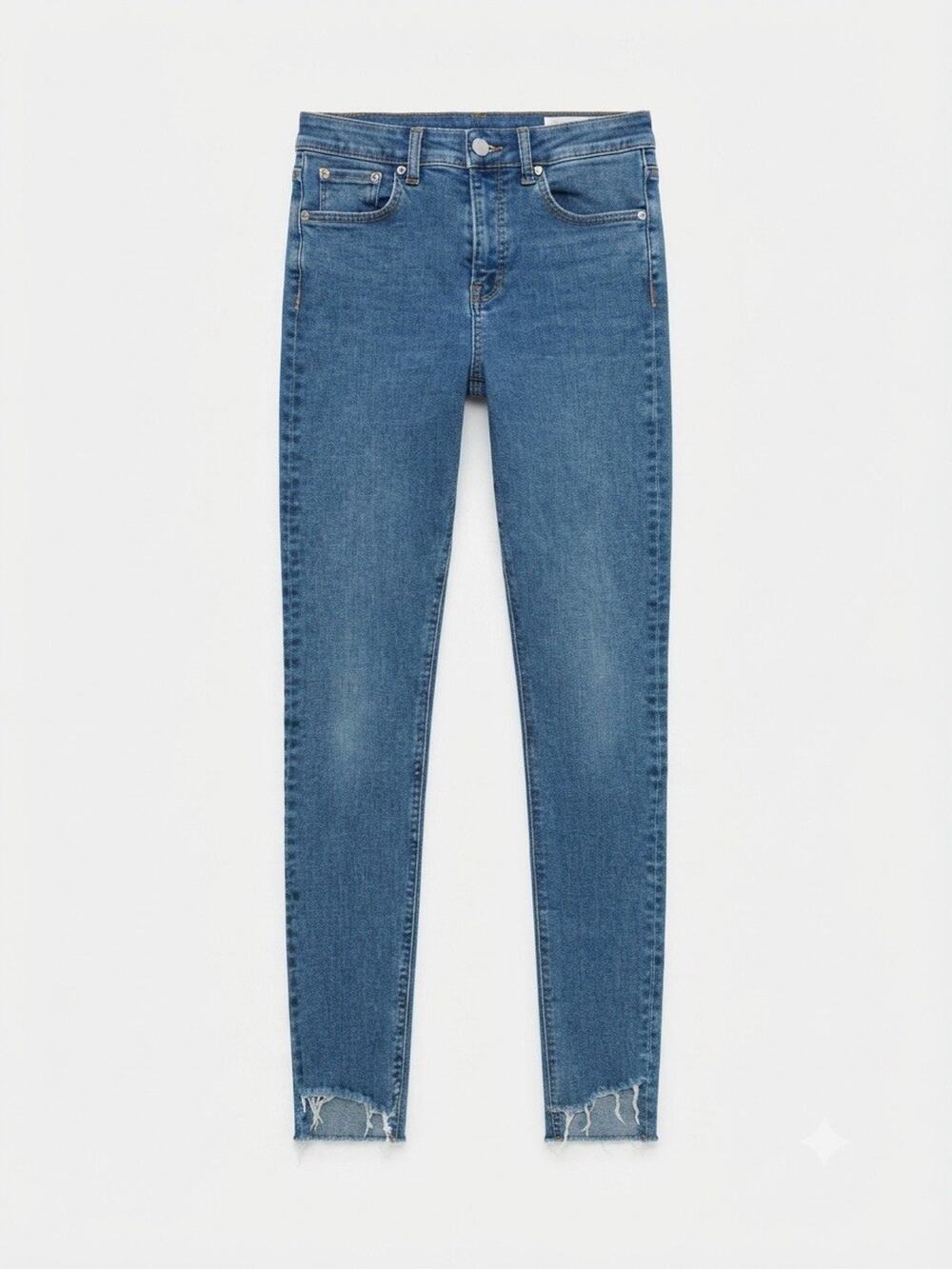 Rag & Bone High Rise Ankle Skinny Denim Jeans Size 27 Blue Casual Capsule Basic